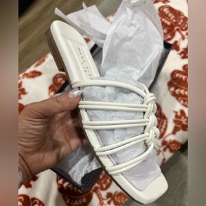 NWT Mark Fisher White Sandals